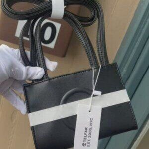 Telfar Small Black Shopping Bag